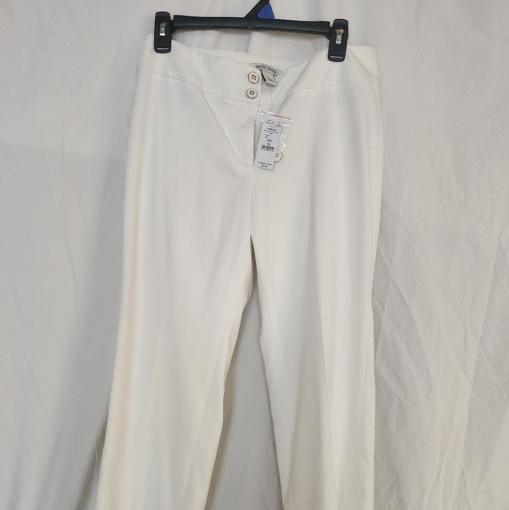 NWT - White House Black Market Ivory Pants